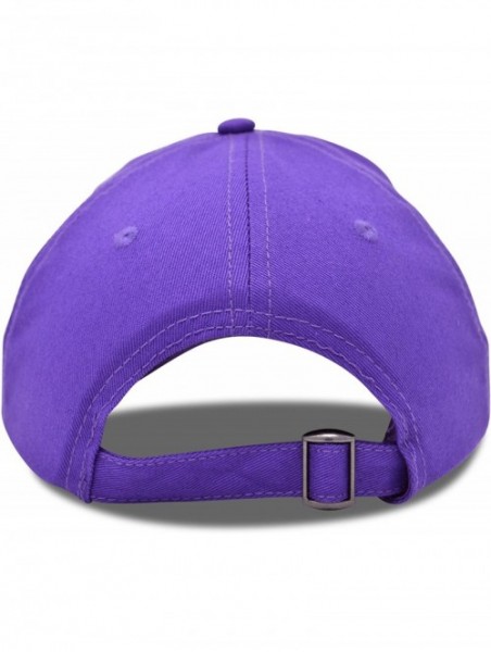 Baseball Caps Baseball Cap Dad Hat Plain Men Women Cotton Adjustable Blank Unstructured Soft - Purple - CI12ODKP99K $14.03