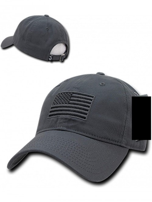 Baseball Caps Polo Style American Pride Flag Baseball Caps - 1tsa-dark Grey - CH122NQKFYB $15.08