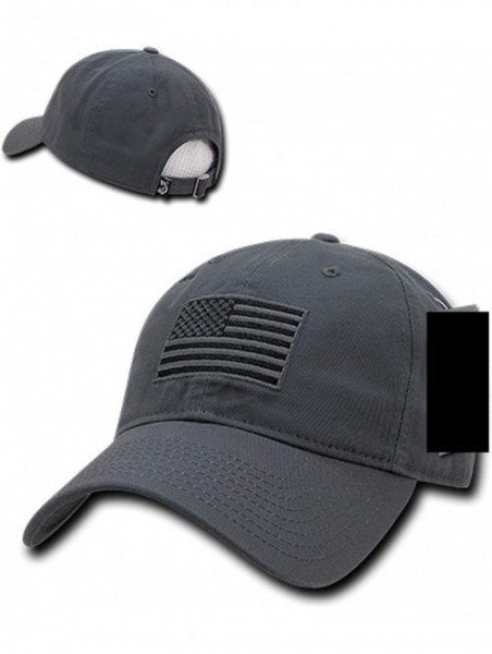 Baseball Caps Polo Style American Pride Flag Baseball Caps - 1tsa-dark Grey - CH122NQKFYB $15.08