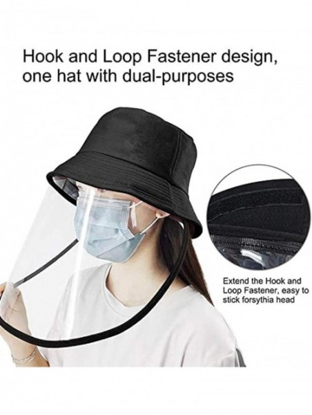 Bucket Hats Anti Spitting Protective Windproof Detachable - C1197TWGK3O $20.59