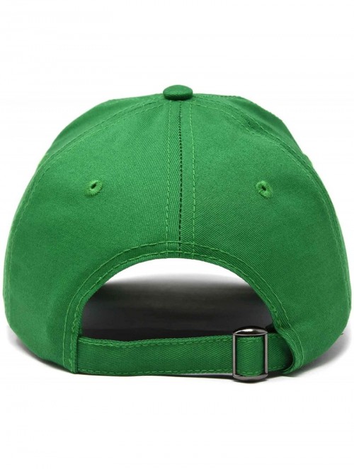 Baseball Caps Custom Embroidered Hats Dad Caps Love Stitched Logo Hat - Kelly Green - CT18M7X4Y9A $14.38