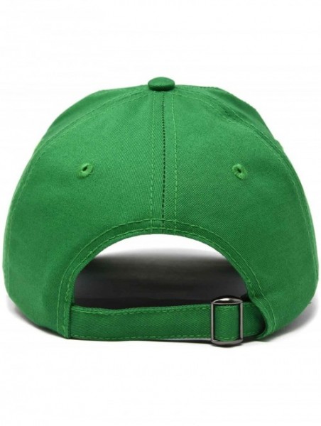 Baseball Caps Custom Embroidered Hats Dad Caps Love Stitched Logo Hat - Kelly Green - CT18M7X4Y9A $14.38