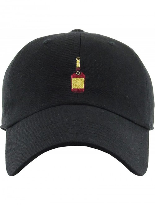 Baseball Caps Henny Leaf Fist Bottle Dad Hat Baseball Cap Polo Style Unconstructed - (1.1) Black Henny Bottle Classic - CI12N...