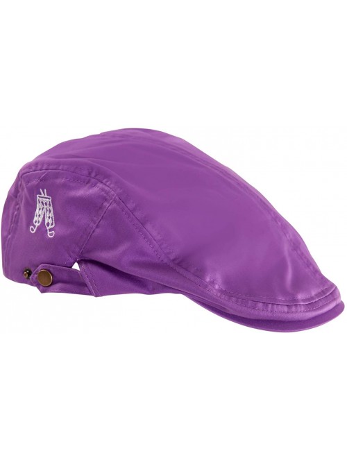 Baseball Caps One Colour Bright Funky Solid Colourful Unisex Golf Hats - Purple - CV18D80NEK6 $29.21