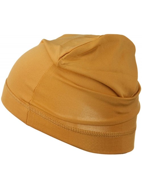 Baseball Caps Real Fit Spandex Cap - Timber - CC11C0N5LCJ $10.27