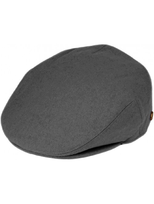 Skullies & Beanies Men's Premium Wool Blend Classic Flat IVY newsboy Collection Hat - 1581 Lt Gray - CP1864LOOX5 $20.42