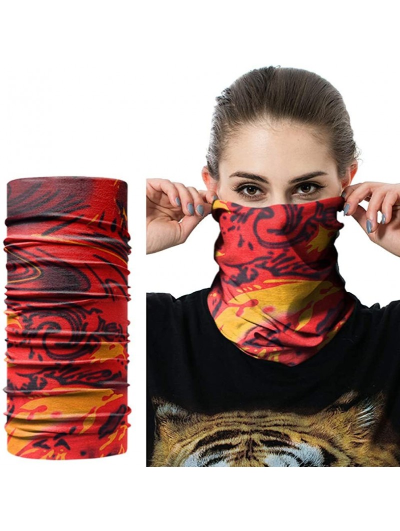 Balaclavas 3 Pieces 12 in 1 Multifunctional Magic Scarf Headwear Face Mask Headband Neck Gaiter Bandanas - B-016 - C4197ZW3MD...