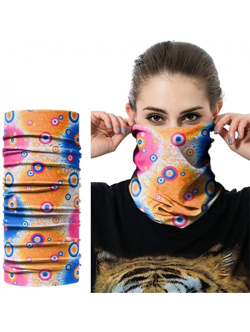 Balaclavas Seamless Face Mask Silk Fabric Headwear Headband Neck Gaiter Multifunctional - Yellow & Pink & Blue - CU197SLL85X ...