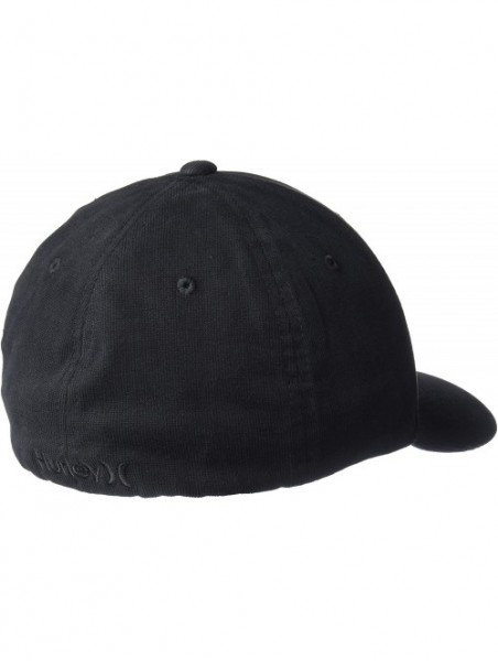 Baseball Caps Men's Black Textures Baseball Cap - Black/(Micro) - CU18W3CUW00 $38.51