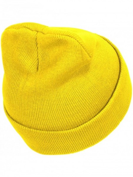 Skullies & Beanies Solid Winter Long Beanie - 12 Piece Wholesale - Neon Pink - CJ18YUSXGMN $31.22