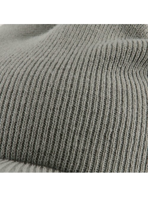 Skullies & Beanies Cuffless Beanie Sports Visor- Grey - C7111GHDTFB $13.97