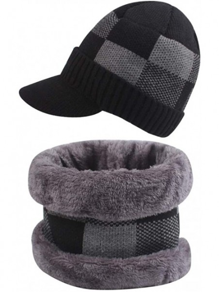 Skullies & Beanies Winter Beanie Warmer Fleece Outdoor - Black - CU18ZCR79CL $16.51