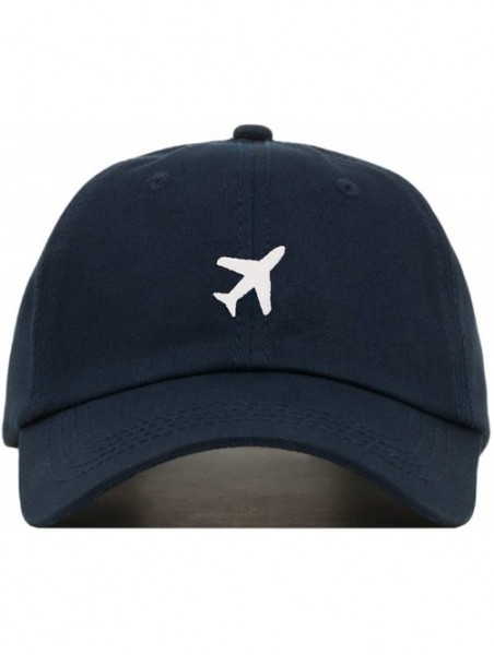 Baseball Caps Airplane Baseball Hat- Embroidered Dad Cap- Unstructured Soft Cotton- Adjustable Strap Back (Multiple Colors) -...