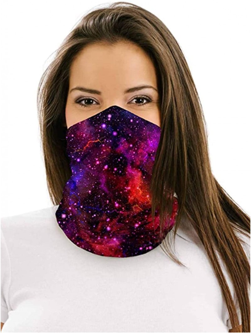 Balaclavas Seamless Neck Gaiter Fashion Bandana Sports Casual Headwear Headwrap Balaclava Helmet Liner - Multicolor5 - CB1984...