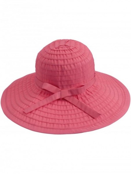 Sun Hats Women's UPF 50+ Sun Protection Summer Floppy Beach Hat - Rose - CF12O5XV7GX $15.25
