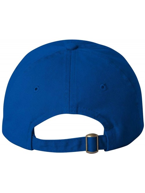 Baseball Caps Classic Cotton Dad Hats. Low Profile Adjustable Caps - Royal/W - CJ12MCQ0NIP $15.94