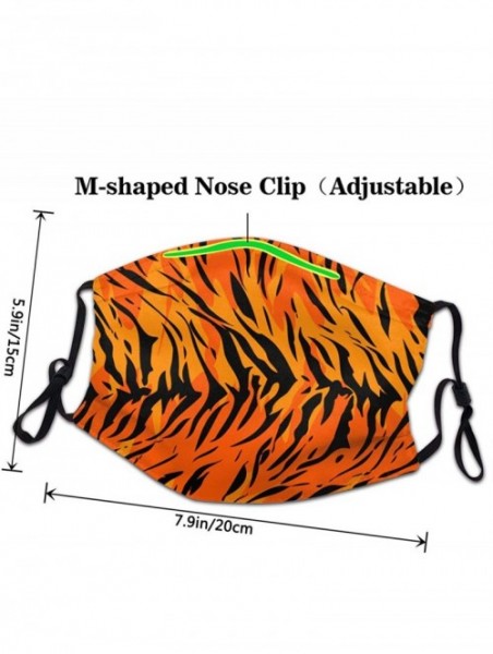 Balaclavas Hawaiian Tropical Printed Adjustable Face Mask - 4 Black - C2199GQA03I $32.53