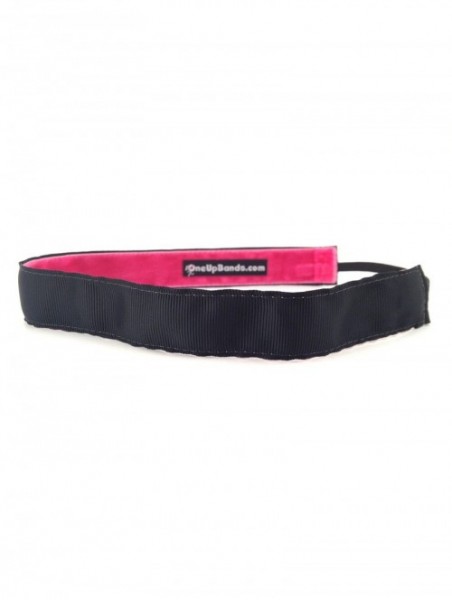 Headbands Women's Solid Black One Size Fits Most - Black - CX11K9XFERJ $22.11