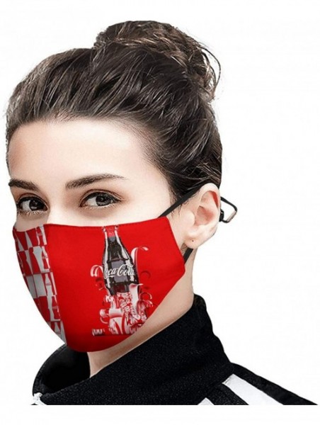 Balaclavas Women Men Face Cover Cover Muffle Anti Dust Mouth with Adjustable Earloop Face-Mask - 25 Creative Cocacola - CF197...