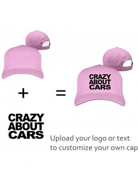 Baseball Caps Custom Hat- Customize Your Own Text Photos Logo Adjustable Back Baseball Cap for Men Women - CL18LH2C2C7 $12.87