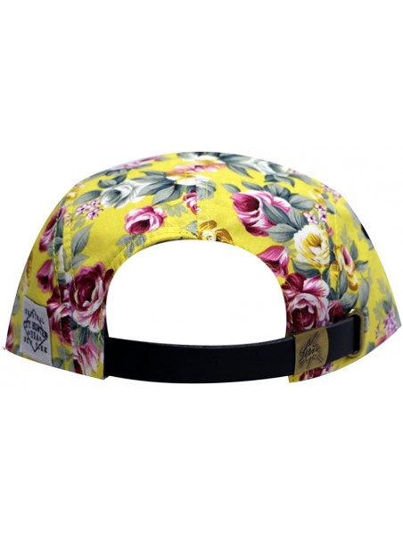 Baseball Caps Baseball 5 Panel Biker Hat - 900 Yellow - CC126HCGP3H $20.18