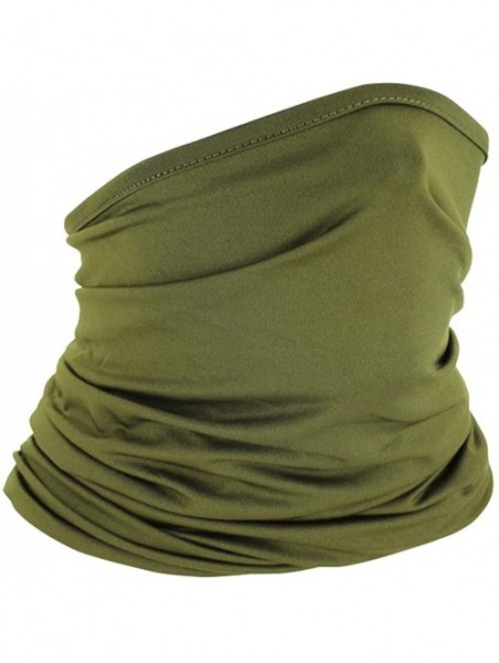 Balaclavas 5Pack Neck Gaiter Neck Scarf Breathable Balaclava UV Dust Protection for Cycling Hiking Fishing - Army Green - CO1...