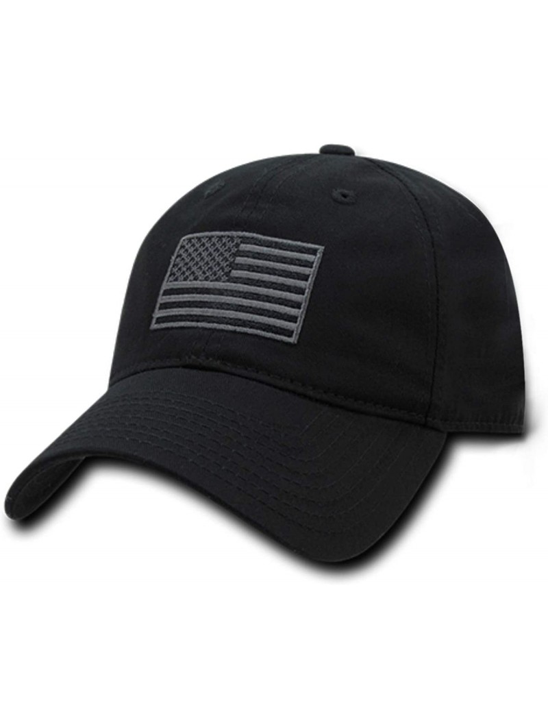 Baseball Caps Polo Style American Pride Flag Baseball Caps - 1tsa-black - CP122NQKC6R $20.30