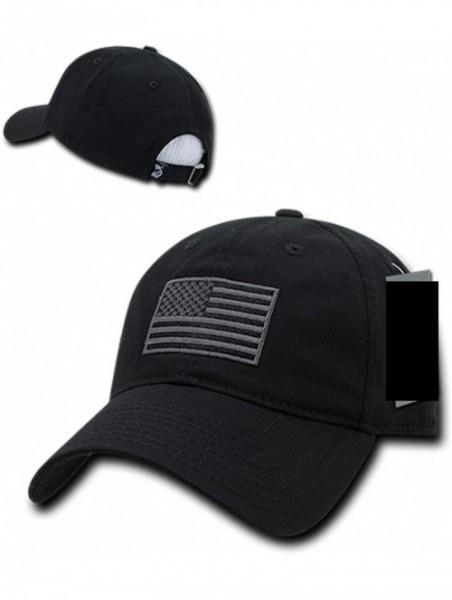 Baseball Caps Polo Style American Pride Flag Baseball Caps - 1tsa-black - CP122NQKC6R $20.30