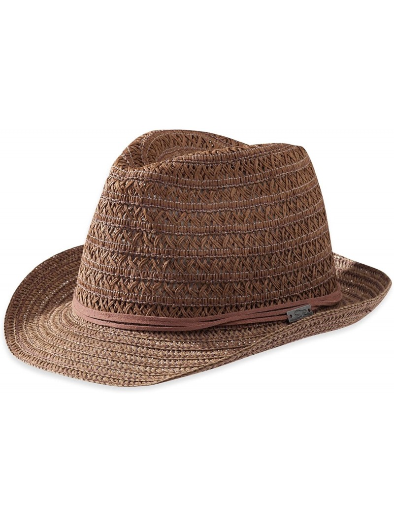 Fedoras Women's Rhett Fedora Hat - Walnut - CI12IN6MQTR $31.97