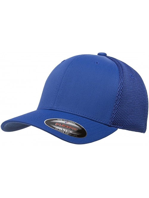 Baseball Caps Ultrafibre & Airmesh Fitted Cap w/THP No Sweat Headliner Bundle Pack - Royal - C41856WDZR4 $13.05