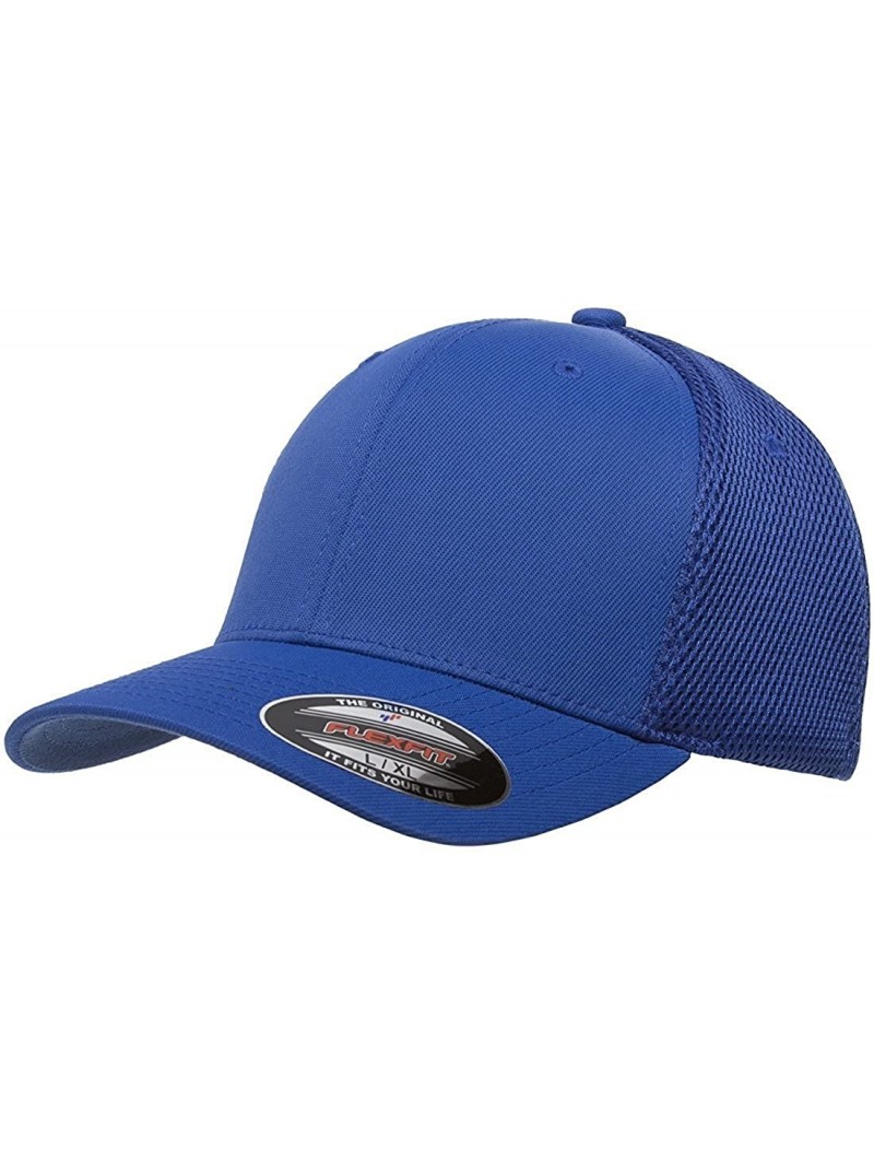 Baseball Caps Ultrafibre & Airmesh Fitted Cap w/THP No Sweat Headliner Bundle Pack - Royal - C41856WDZR4 $13.05