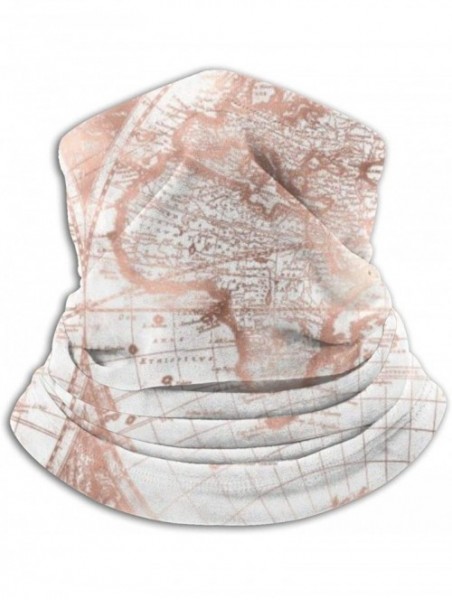 Balaclavas Vintage Old World Map Women Face Scarf Bandana Face Mask Men Balaclava - CG19879QWN3 $29.26