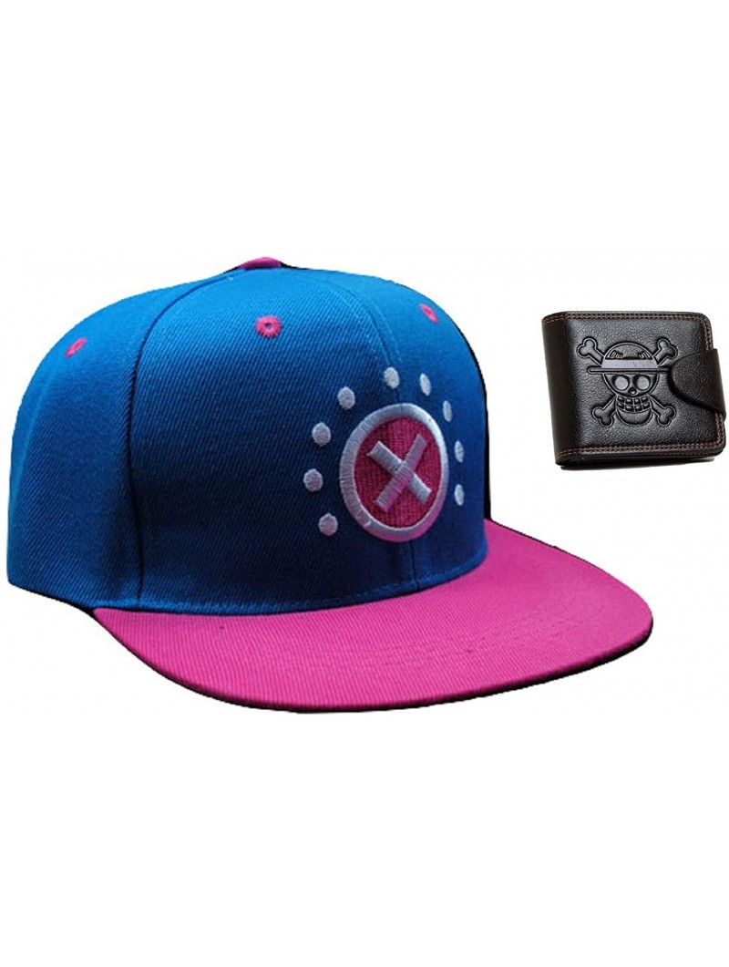 Baseball Caps One Piece Anime Skull Baseball Cap Adjustable Snapback Hat Unisex- Free Wallet - 2 - CU18M40IR3W $57.03