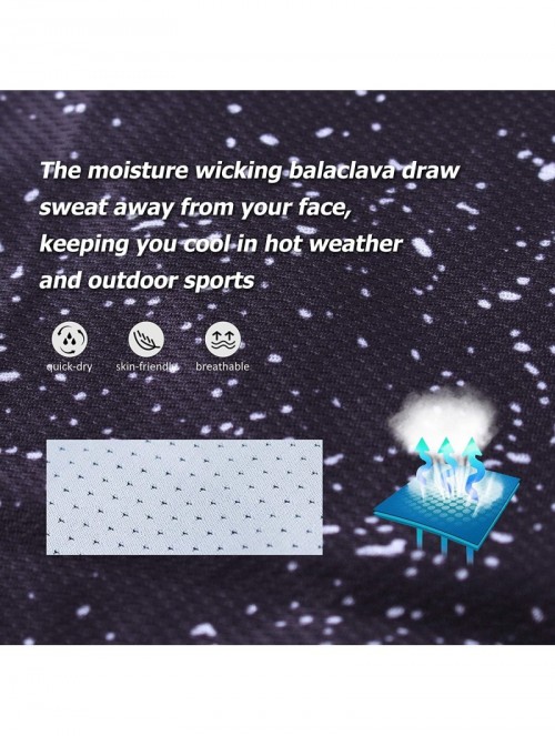 Balaclavas Face Gaiter Bandanas Ear Loops Balaclava Headwear Dust Wind UV Protection - Cobweb - CK199G2QRMR $15.71