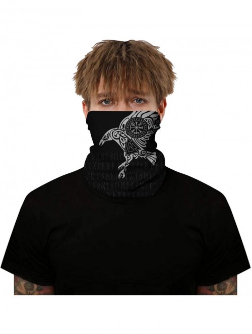 Balaclavas Unisex Seamless Rave Multifunctional Headwear Face Mask Headband Neck Gaiter - Style35 - CH19806NM5T $14.54