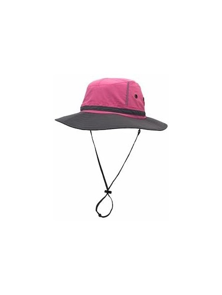 Sun Hats Outdoor Sun Hats with Wind Lanyard Bucket Hat Fishing Cap Boonie for Men/Women/Kids - Peach - CS17YX839DN $17.64