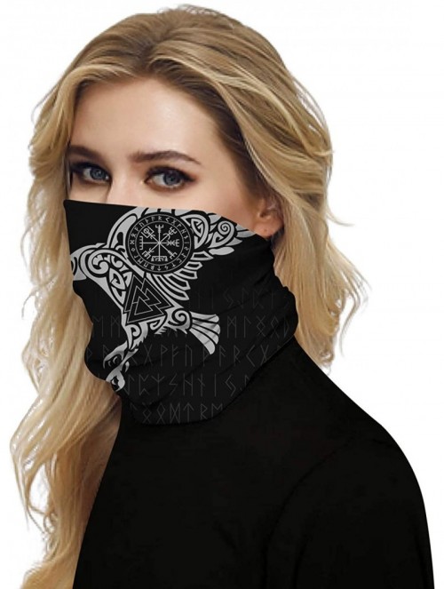 Balaclavas Unisex Seamless Rave Multifunctional Headwear Face Mask Headband Neck Gaiter - Style35 - CH19806NM5T $14.54