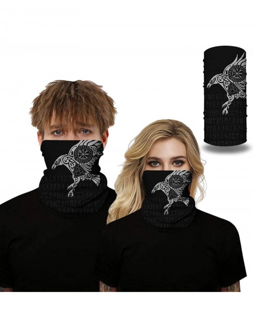 Balaclavas Unisex Seamless Rave Multifunctional Headwear Face Mask Headband Neck Gaiter - Style35 - CH19806NM5T $14.54