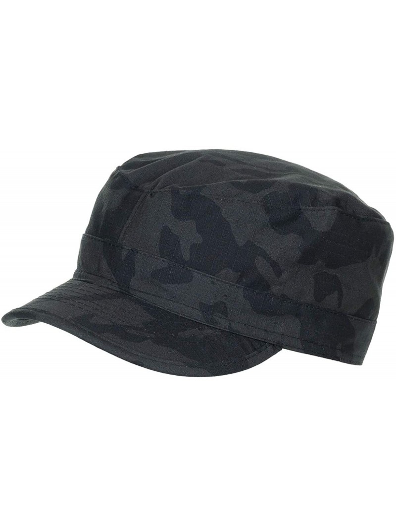 Baseball Caps Men's Ripstop BDU Field Cap Night Camo - C11149ZC47V $14.57