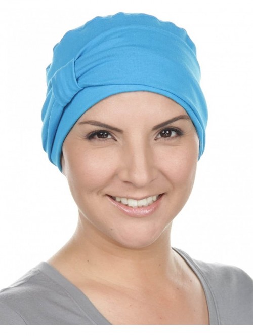 Headbands Double Layered Comfort Cotton Chemo Sleep Cap & Headband Beanie Hat Turban for Cancer - CF1254R462D $23.74