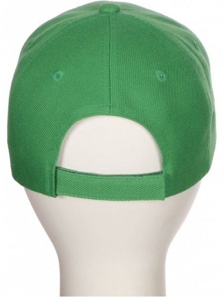 Baseball Caps Classic Baseball Hat Custom A to Z Initial Team Letter- Green Cap White Black - Letter S - CF18IDY6KSH $11.94