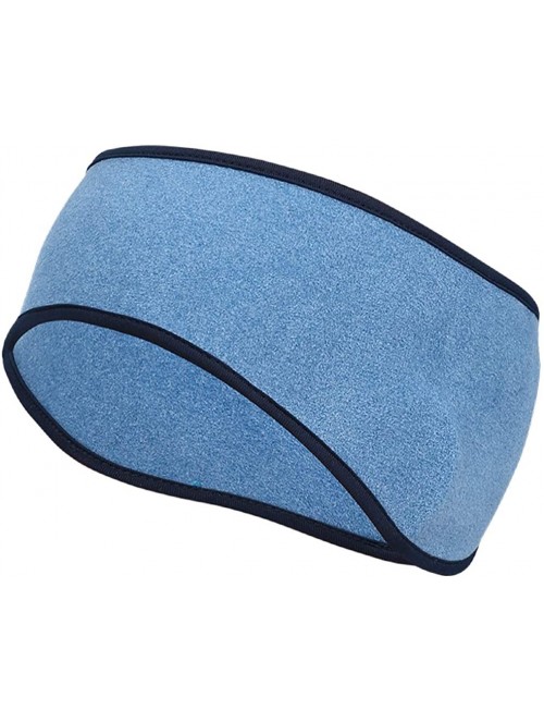 Cold Weather Headbands Women Ponytail Headband Fleece Ear Warmer Winter Earmuffs Warm Cover Running Ski - Blue - C218ZDSQ99Q ...