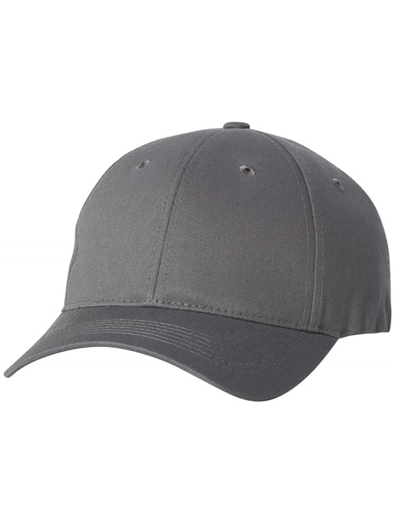 Baseball Caps Mens Twill Cap with Velcro Closure (2260) - Dark Grey - C4126WT3X7L $12.34