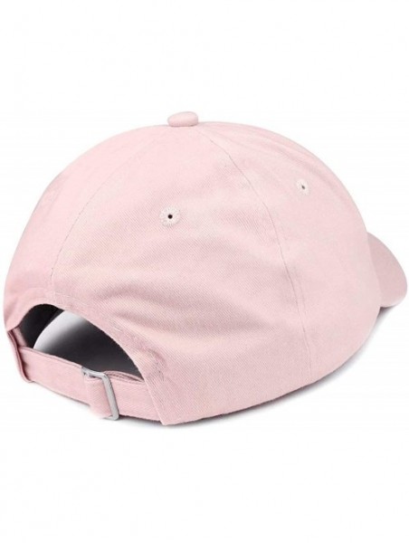 Baseball Caps Episcopal Shield Logo Embroidered Low Profile Soft Crown Unisex Baseball Dad Hat - Light Pink - CV18X550UHQ $20.79