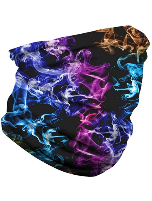 Balaclavas Seamless Rave Bandana Neck Gaiter Tube Headwear Bandana- Motorcycle Face Bandana for Women Men Face Scarf - 5 - CW...