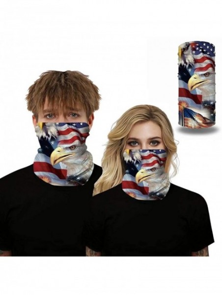 Balaclavas 2 Pcs Face Bandanas Mens Womens Headband Shield Scarf Neck Gaiters - Color Zh - CI198YCKKMS $20.16