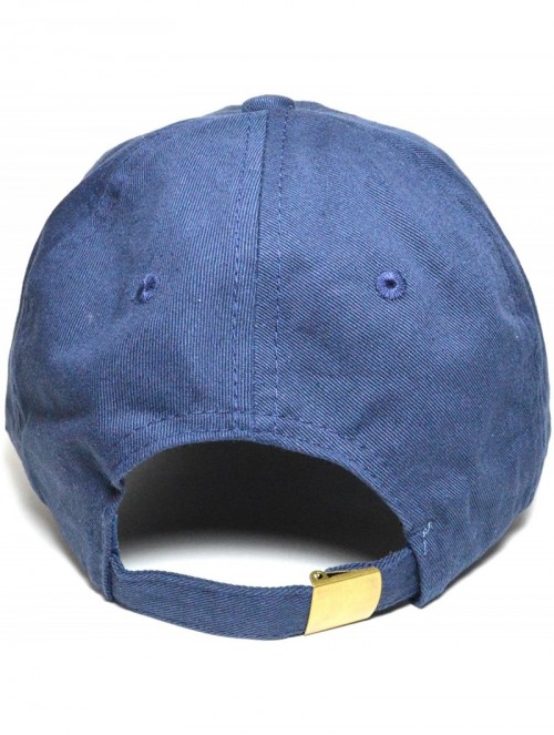 Baseball Caps Hawaii Flower Lei Embroidered Premium Quality Cotton Hat Golf Baseball Cap AYO1036 - Navy - CB186IG256S $13.13