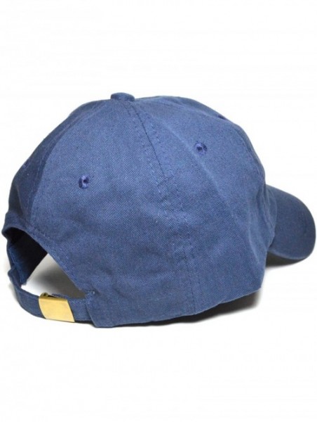 Baseball Caps Hawaii Flower Lei Embroidered Premium Quality Cotton Hat Golf Baseball Cap AYO1036 - Navy - CB186IG256S $13.13