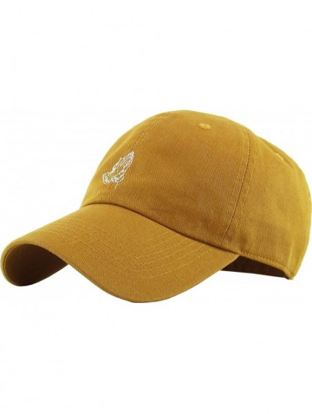 Baseball Caps Praying Hands Rosary Savage Dad Hat Baseball Cap Unconstructed Polo Style Adjustable - C6183ZUTMRK $16.34