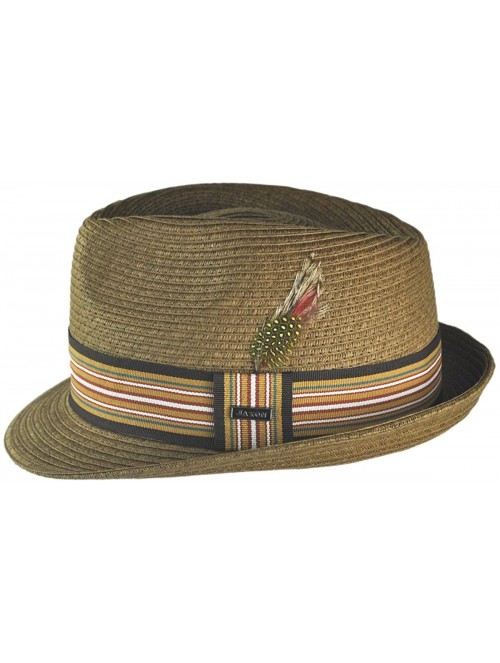 Fedoras Ridley C-Crown Fedora - Chestnut - CW114GQY2K5 $32.38